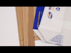 Rolamento forte costurado dobro da carga da força de alta elasticidade do saco de papel de Brown Kraft