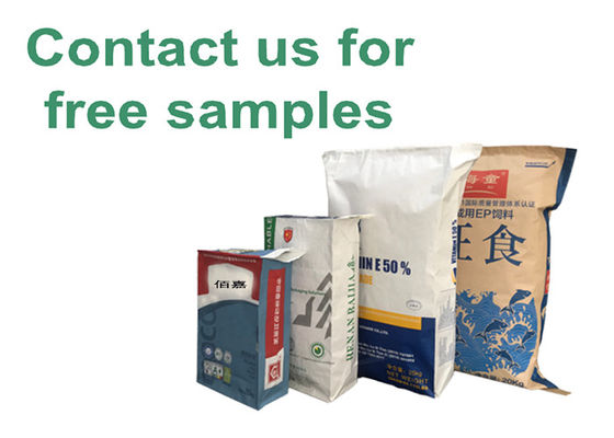 Saco de papel para válvula de pó de construção industrial 20kg 25kg personalizado