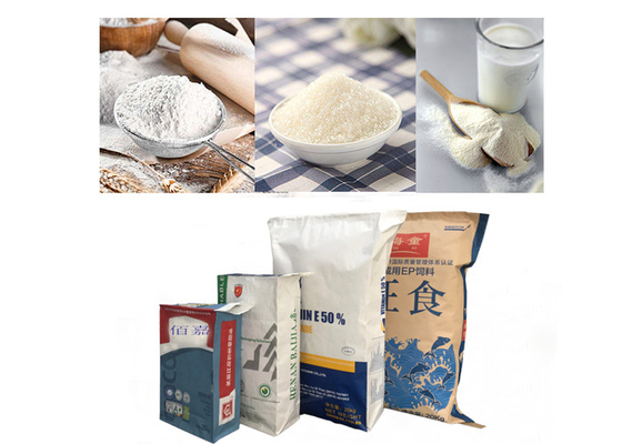 a válvula do papel de embalagem de 15kg 20Kg 25kg 50kg ensaca o esparadrapo de empacotamento da telha com seu próprio logotipo