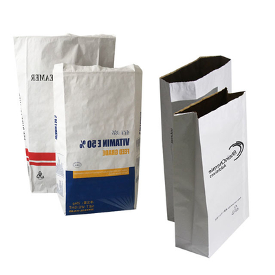 Bolsas de papel de fundo multipares de pinça Opções de espessura personalizadas