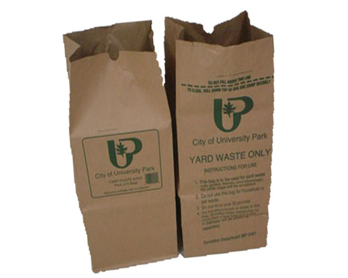 A folha do papel de 30 galões ISO9001 ensaca a dupla camada de papel Compostable amigável do saco de lixo de Eco