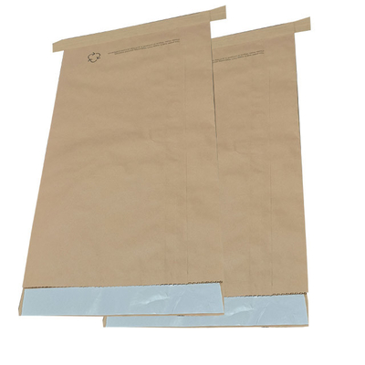 produto comestível aberto costurado de papel Brown dos sacos da boca de 25kg 20kg Multiwall para o coco