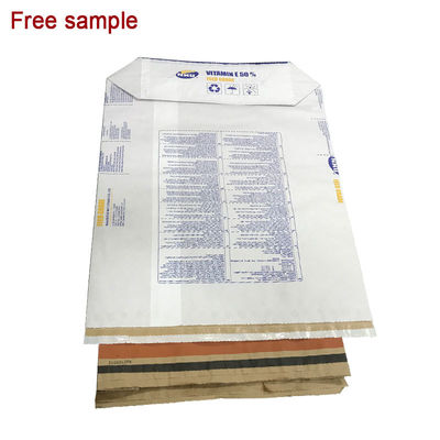 Sacos de papel selados por calor com logotipo personalizado para embalagem profissional