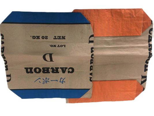 Sacos de papel de parede múltipla com válvula colada duráveis para embalagens