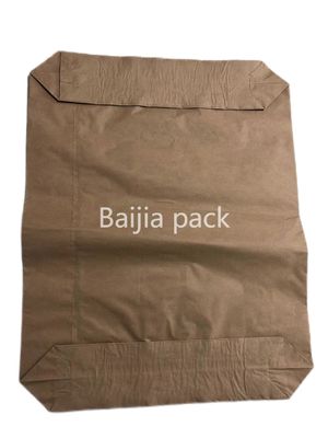 Desenho personalizado Sacos de papel industriais Selo térmico fechamento Solução de embalagem confiável