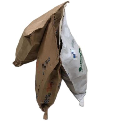 Embalagem Sacos de papel de costura de 20 kg com logotipo personalizado para solução de embalagem