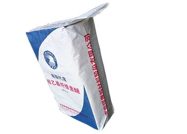 Cimente sacos de papel industriais dos sacos 25kg 50kg, parte inferior quadrada dos sacos da embalagem do cimento
