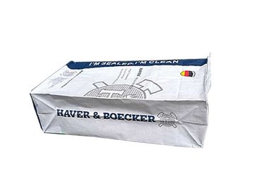 Sacos de papel da parte inferior lisa dos sacos de papel de Multiwall Kraft de 3 camadas com forro do PE para dentro