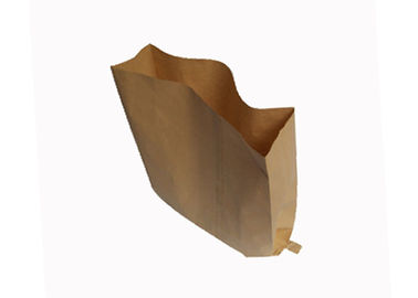 Os sacos de papel personalizados de Multiwall Kraft abrem o bolso com tamanho liso do Special da parte inferior da borda