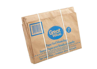 Recuse o gramado dos sacos de papel do gramado de Multiwall Kraft do lixo e sacos de empacotamento das folhas