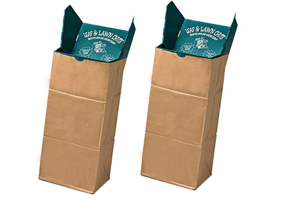 O desperdício resistente do jardim da impressão 25kg de Flexo despede sacos da recusa do jardim