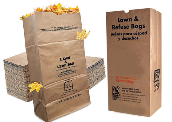 30 sacos de papel da recusa de Gal Biodegradable Kraft Paper Bags 120gsm grandes