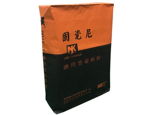 Impressão colada emplastro do saco de papel 15kg 20kg 25kg Flexo da válvula