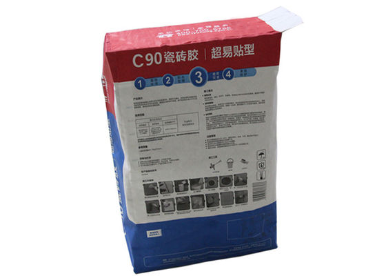 esparadrapo químico da telha da grão da farinha do alimento do material de construção do saco de papel de embalagem de 25kg 10kg 20kg