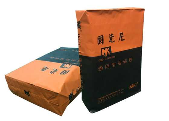 Saco de papel imprimindo feito sob encomenda de Multiwall Kraft com parte inferior quadrada