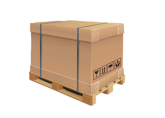 Caixas de empacotamento flexíveis do produto comestível do recipiente de papel descartável dobrável de 1000 litros IBC