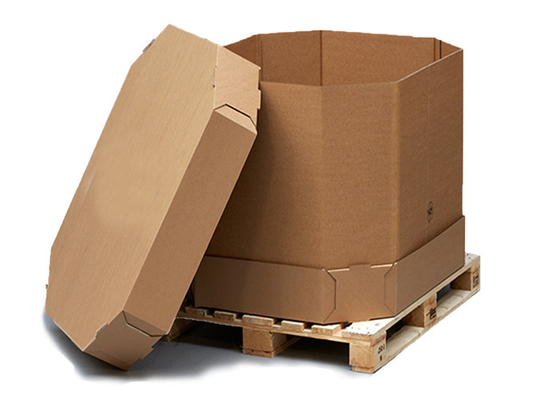 Recipiente líquido de papel reciclável 220l do tanque do pacote IBC com válvula