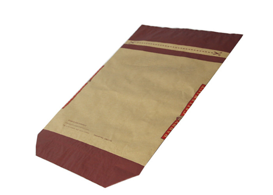 GMP Multiwall Kraft Paper Bags para Alimentos Industriais e Químicos