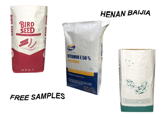 Alimentações animais coladas de citrato de sódio dos sacos de papel 20kg 25kg de Multiwall Kraft do produto comestível