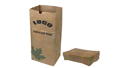 Sacos de papel biodegradáveis do gramado do papel de embalagem de Multiwall 30 galões para as folhas