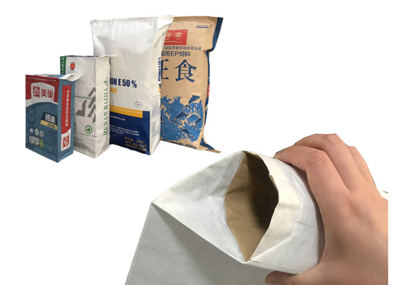 Sacos de papel 15kg 20kg 25kg de Clay Granular Absorbent Pasted Valve Multiwall
