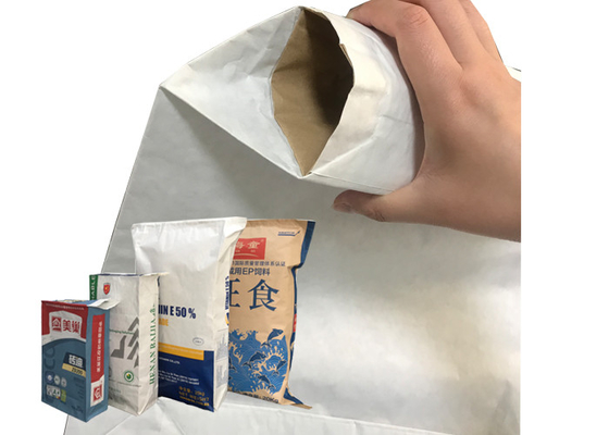 Sacos de papel colados químicos 15kg impresso feito sob encomenda 20kg de Multiwall da válvula