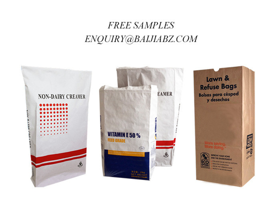 Umidade - a cor da prova imprimiu os sacos de papel 10kg de Kraft para Clay Granular Absorbent