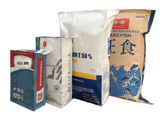 Sacos de papel kraft com válvula multiplicam sacos de tamanho grande com impressão