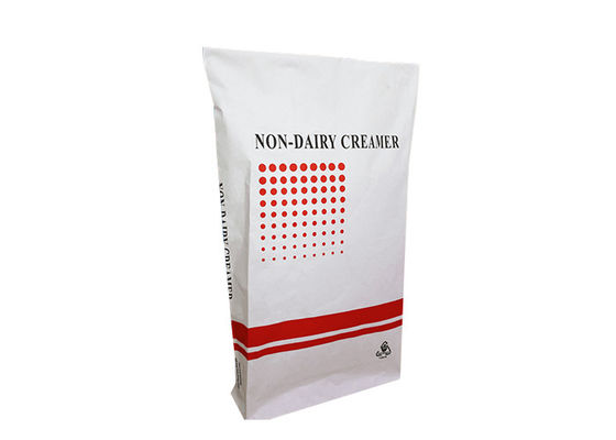 Sacos de papel biodegradáveis ​​20kg 25kg selados termicamente para leite em pó