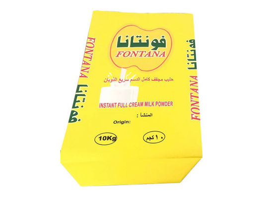 Sacos de papel multiparede 20kg 25kg para leite em pó grau alimentício