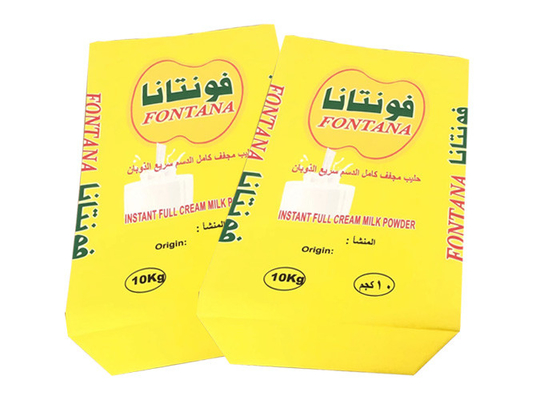 20kg 25kg 3 Camadas Pe Forrado Saco de Papel Multifoliado para Embalagem de Leite em Pó