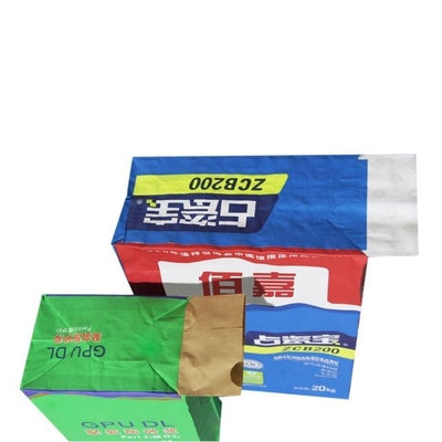 Sacos de embalagem de papel Kraft de cimento Capacidade e tamanho personalizados