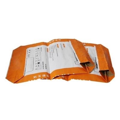 Desenho de bolsas de embalagem de papel kraft industrial personalizado Cor marrom branco