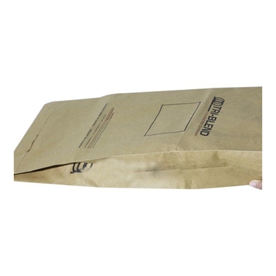 O empacotamento reciclado do coco dos sacos de papel da parte inferior da pitada aceita Logo Print