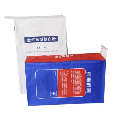 Sacos de papel personalizados com válvula adesiva para ladrilhos de 20 kg 3 camadas multicamadas