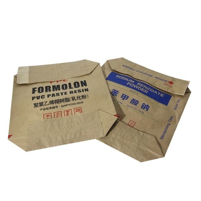Sacos de papel feitos sob encomenda da válvula de 20kg 25kg para o produto químico