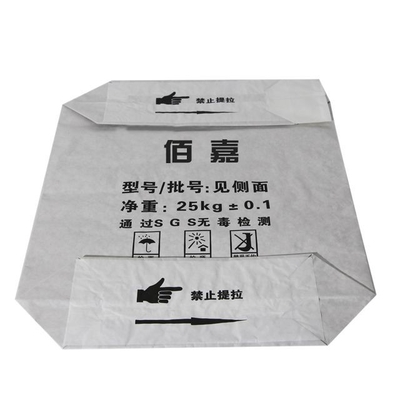 Sacos de válvulas de papel personalizáveis Branco ou Marrom Industrial