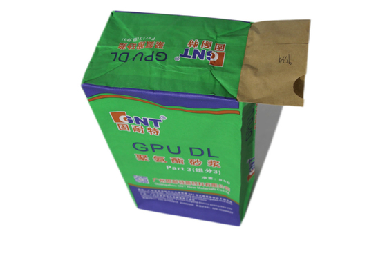 Sacos de válvulas de papel de 20 kg aceitam fecho personalizado Tipo e cor de impressão