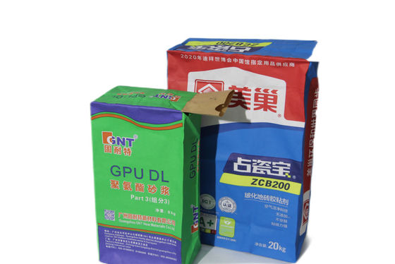 Sacos de embalagem de papel kraft impresso personalizado e durável até 7 cores Resistente ao pó