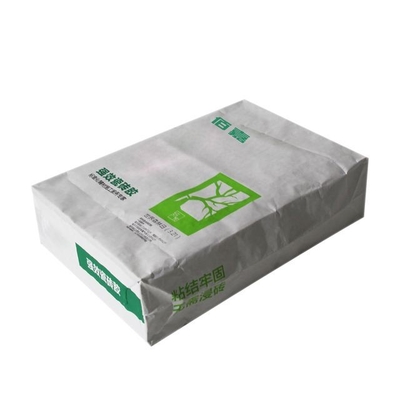 Impressão colada branca do saco 25kg 50kg Flexo da farinha de arroz dos sacos de papel de Multiwall da válvula