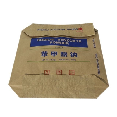Impressão colada branca do saco 25kg 50kg Flexo da farinha de arroz dos sacos de papel de Multiwall da válvula