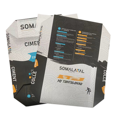 O tipo sacos da válvula de Multiwall do cimento de papel de embalagem personalizou