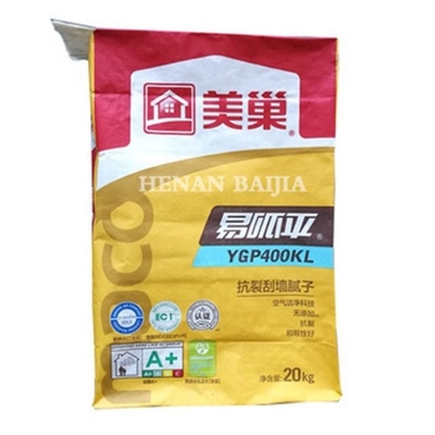 2Ply 3Ply colou sacos de papel Eco inodoro biodegradável de Multiwall da válvula amigável