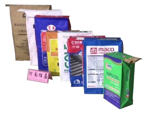 durabilidade alta do saco de papel de papel completo da construção do saco 20kg 25kg da válvula 1-4ply
