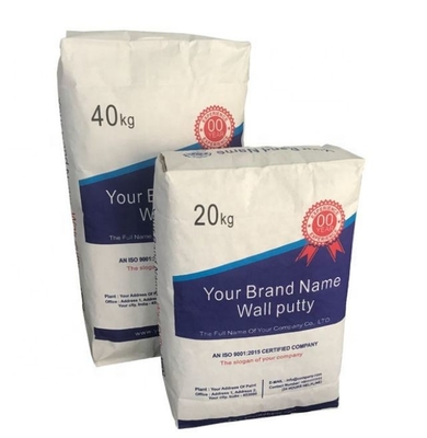 a válvula do papel 60gsm-10gsm despede 25kg para a abertura e o enchimento fáceis da desnatadeira