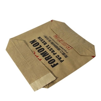 saco da válvula do papel de embalagem de 95gsm duas camadas semi elásticos