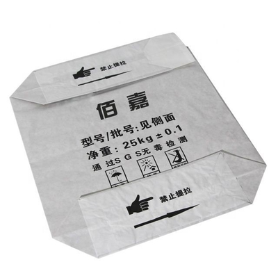 saco da válvula do papel de embalagem de 95gsm duas camadas semi elásticos