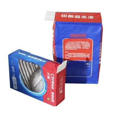 Sacos de papel personalizados de Multiwall Kraft do cimento para o material de construção do azulejo