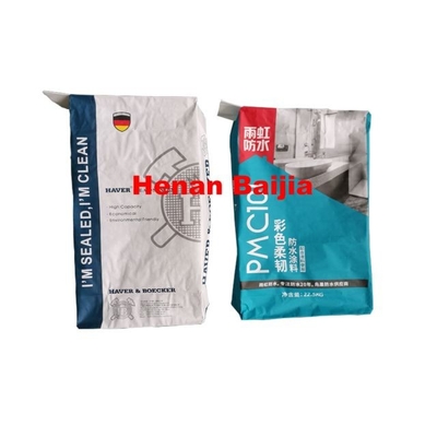 Sacos de papel personalizados de Multiwall Kraft do cimento para o material de construção do azulejo