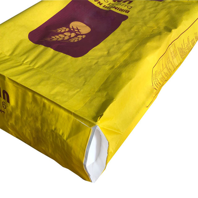 Sacos de papel colados amigáveis de Multiwall da válvula de Eco impermeáveis para o pó de leite